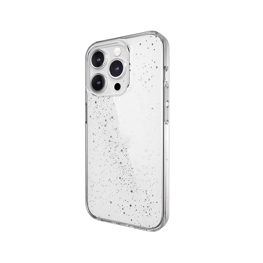 iPhone 15 Pro Kılıf Çift Katmanlı IMD Baskılı Bumper Lisanslı Switcheasy Cosmos Starlight Kılıf
