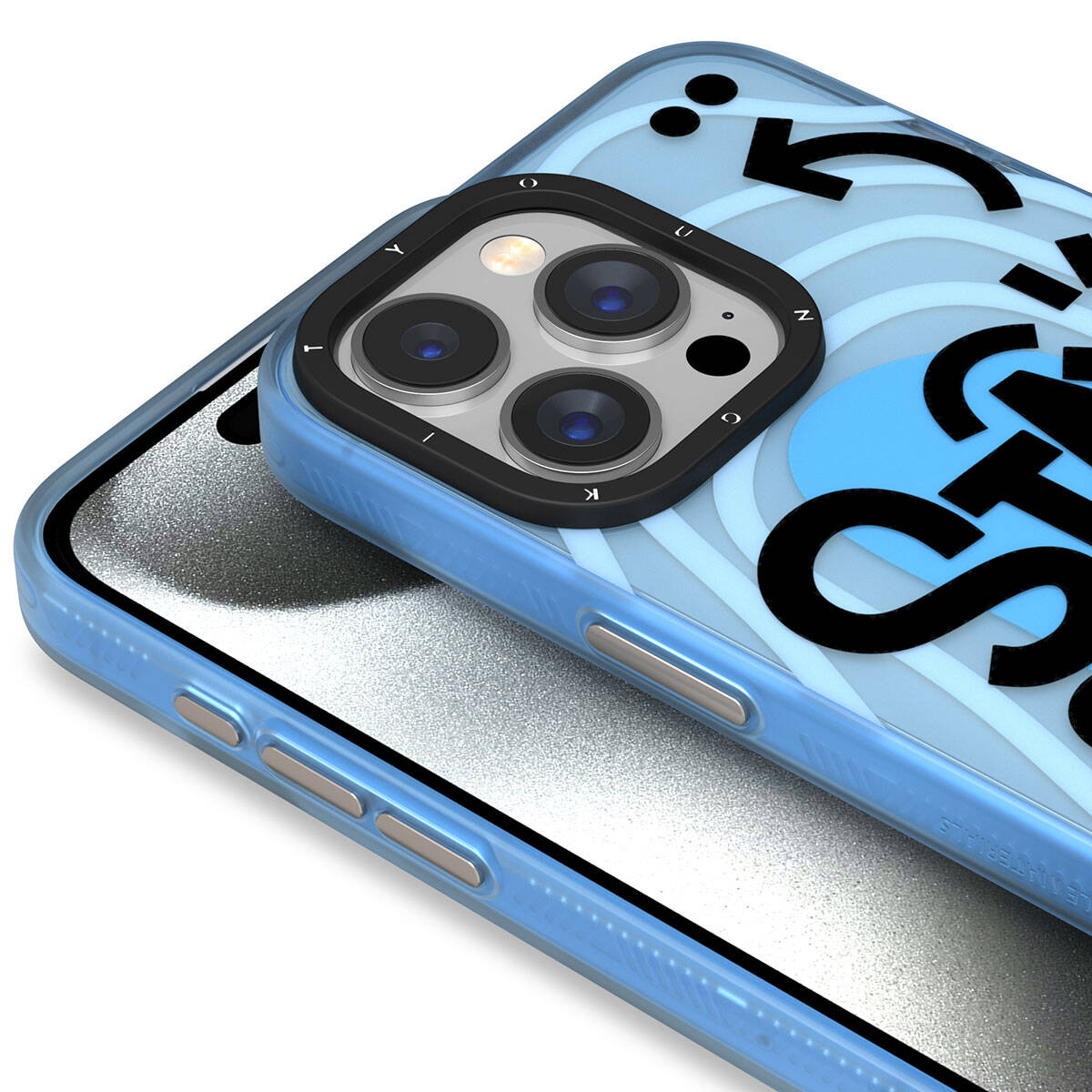 Apple iPhone 15 Pro Kılıf Desenli Youngkit Happy Hearth Serisi Kapak Kırmızı