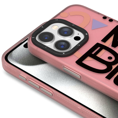 Apple iPhone 15 Pro Kılıf Desenli Youngkit Happy Hearth Serisi Kapak Kırmızı