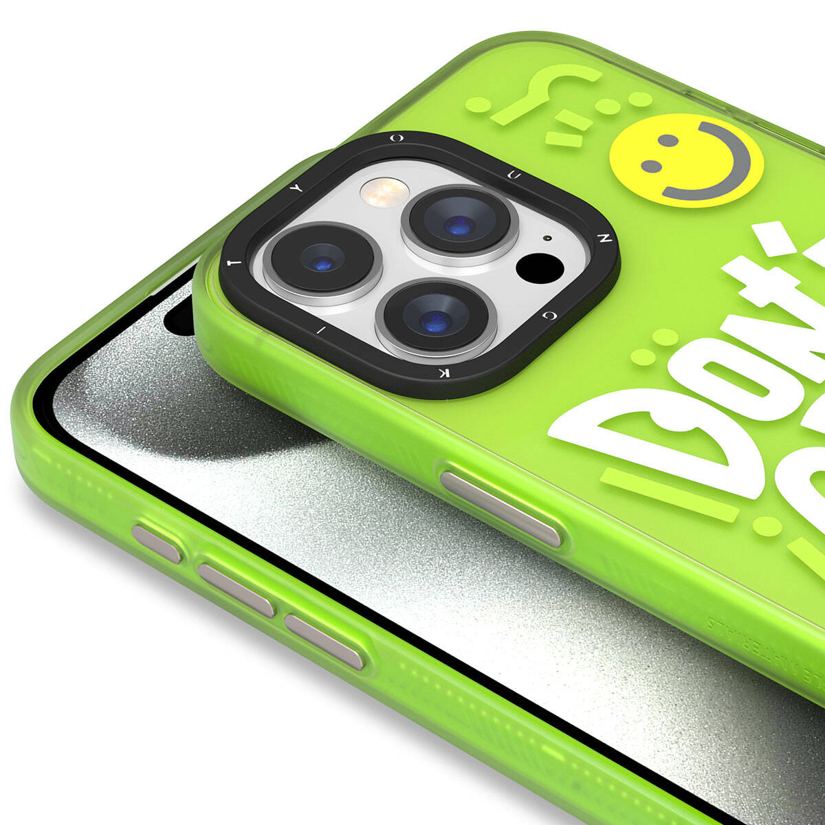 Apple iPhone 15 Pro Kılıf Desenli Youngkit Happy Hearth Serisi Kapak Kırmızı