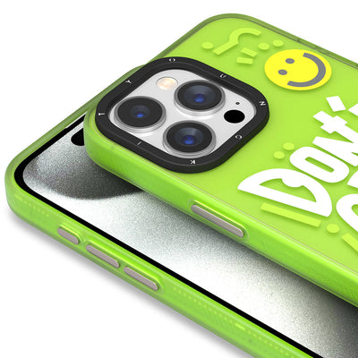 Apple iPhone 15 Pro Kılıf Desenli Youngkit Happy Hearth Serisi Kapak Kırmızı