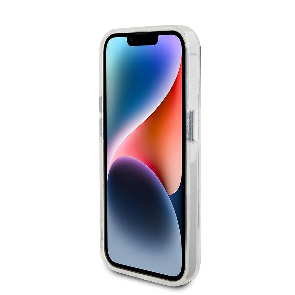 iPhone 15 Pro Kılıf Ferrari M-safe Şarj Özellikli Standlı Buzlu Yüzey Dizayn Kılıf