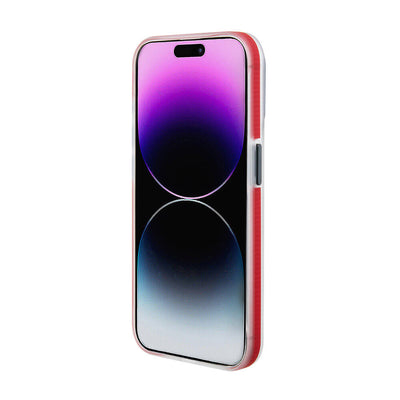 Apple iPhone 15 Pro Kılıf Ferrari Orjinal Lisanslı Magsafe Şarj Özellikli Kontrast Bumper SF Ring Kapak Kırmızı
