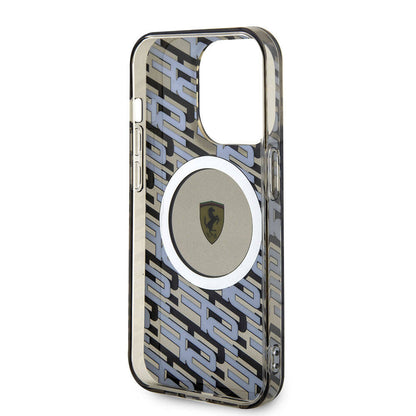 iPhone 15 Pro Kılıf Ferrari Orjinal Lisanslı M-safe Şarj Özellikli Multi SF Kılıf