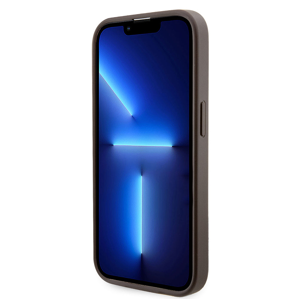 iPhone 15 Pro Kılıf Guess Orjinal Lisanslı M-safe Şarj Özellikli 4G Şerit Tasarımlı Printed Kılıf