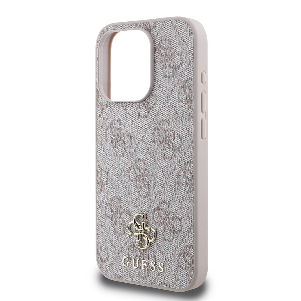 iPhone 15 Pro Kılıf Guess Orjinal Lisanslı M-safe Şarj Özellikli Small 4G Classic Kılıf