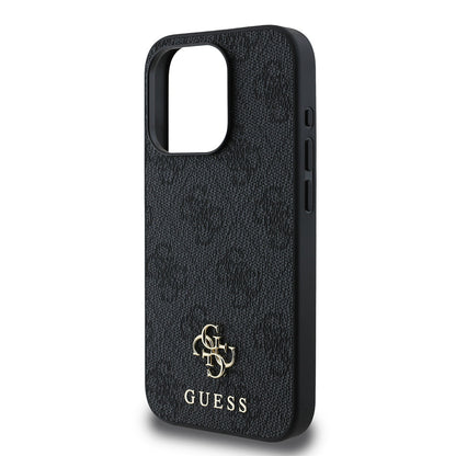 iPhone 15 Pro Kılıf Guess Orjinal Lisanslı M-safe Şarj Özellikli Small 4G Classic Kılıf