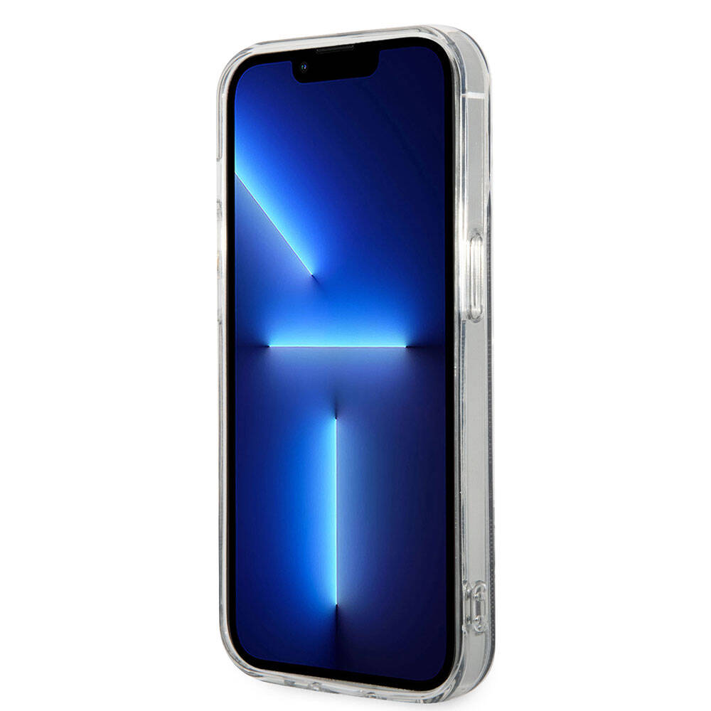 iPhone 15 Pro Kılıf Guess Orjinal Lisanslı M-safe Şarj Özellikli Yazı Logolu 4G Desenli Kılıf