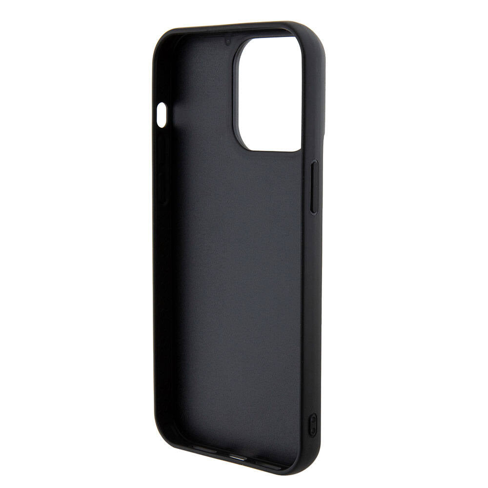 iPhone 15 Pro Kılıf Guess Orjinal Lisanslı Pullu Arka Yüzey Metal Yazı Logolu Sequin Script Kılıf