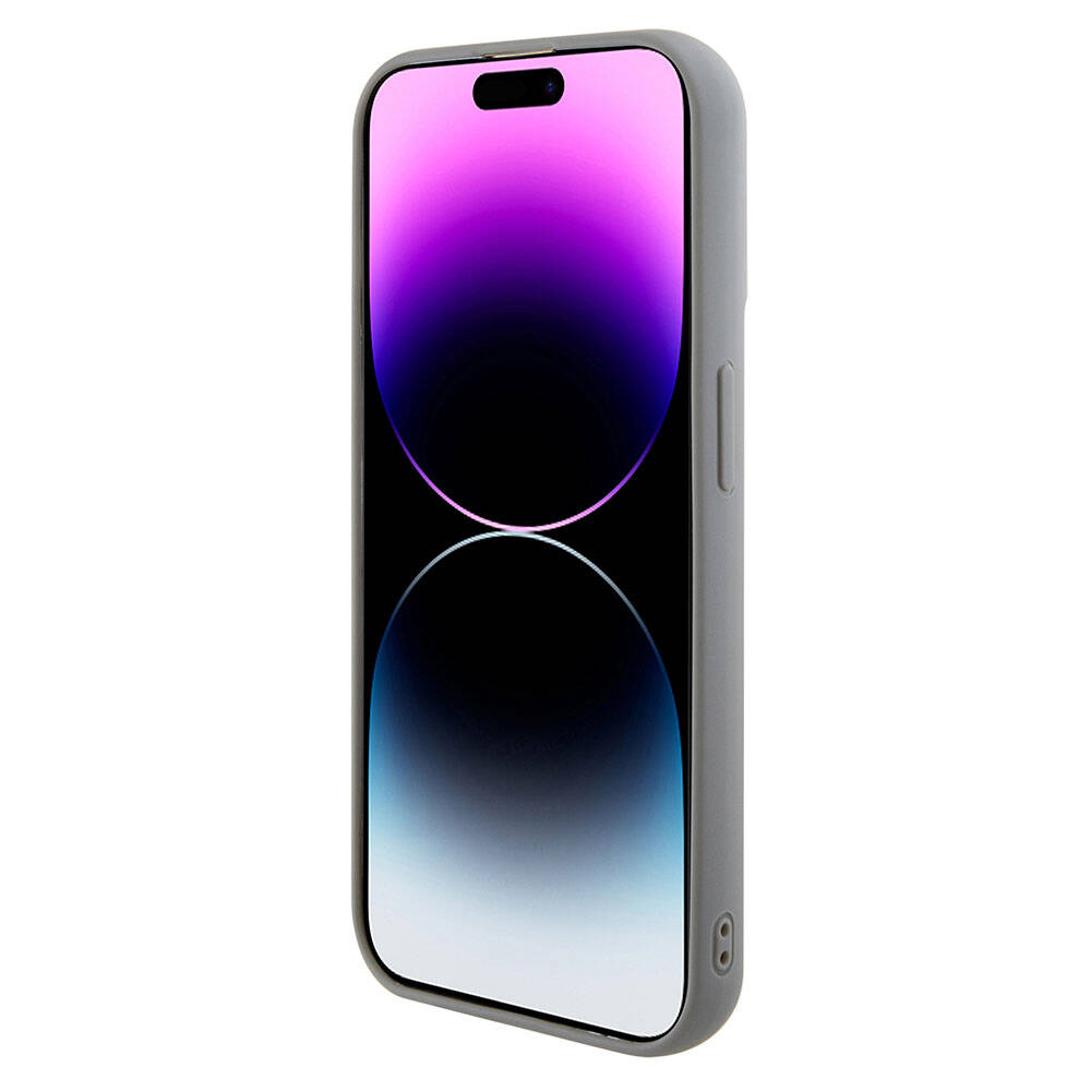 iPhone 15 Pro Kılıf Guess Orjinal Lisanslı Pullu Arka Yüzey Metal Yazı Logolu Sequin Script Kılıf