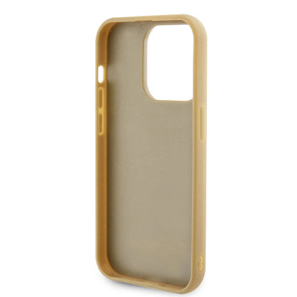 iPhone 15 Pro Kılıf Guess Orjinal Lisanslı Yazı Logolu Disco Script Metal Kılıf