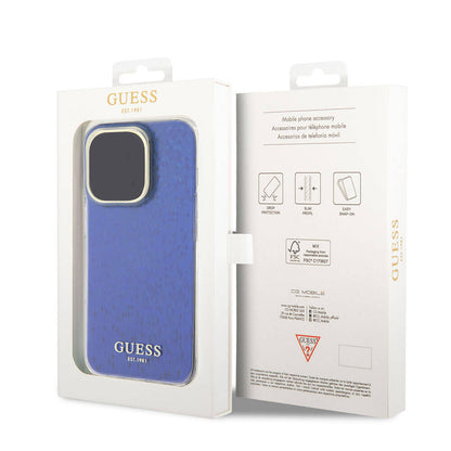 iPhone 15 Pro Kılıf Guess Orjinal Lisanslı Yazı Logolu Mirror Disco Kılıf