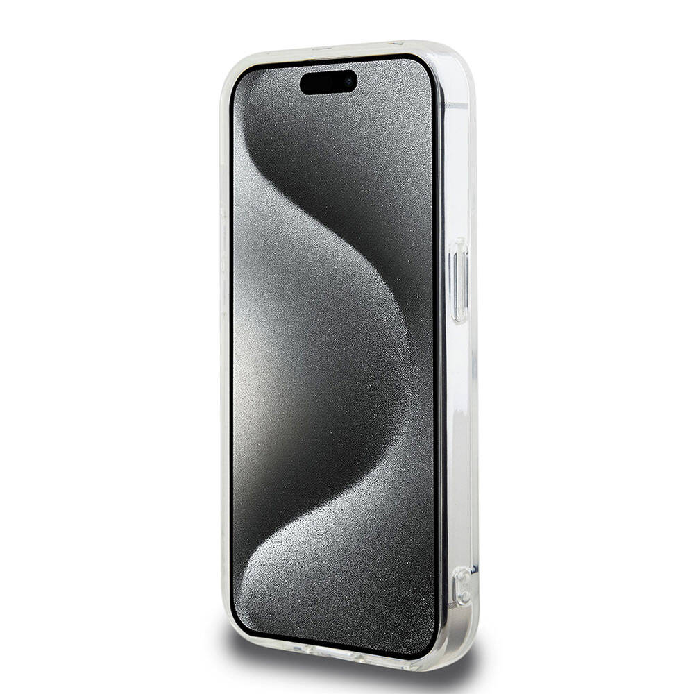 iPhone 15 Pro Kılıf Hello Kitty Orjinal Lisanslı Askılı Yazı ve İkonik Logolu Daydreaming Kılıf