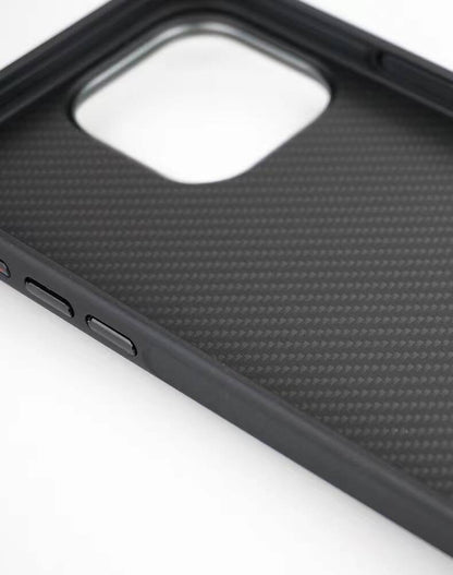 iPhone 15 Pro Kılıf M-safe Şarj Özellikli Karbon Fiber Görünümlü Zore Troy Kılıf