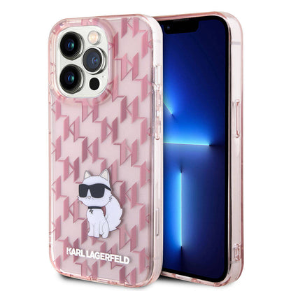 iPhone 15 Pro Kılıf Karl Lagerfeld IML C Monogram Orjinal Lisanslı Kılıf