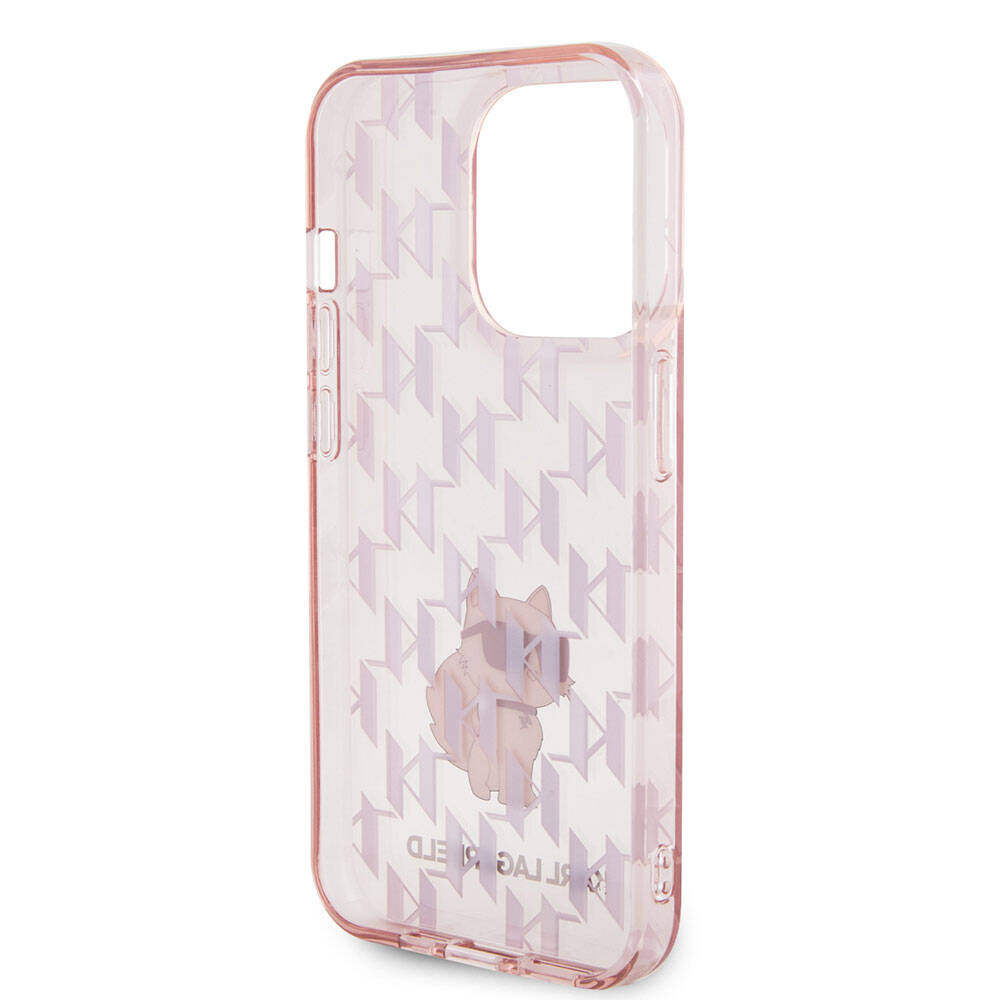 iPhone 15 Pro Kılıf Karl Lagerfeld IML C Monogram Orjinal Lisanslı Kılıf