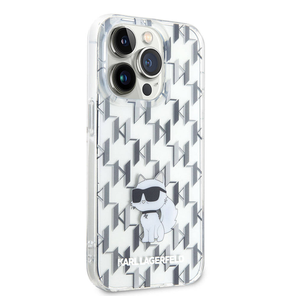 iPhone 15 Pro Kılıf Karl Lagerfeld IML C Monogram Orjinal Lisanslı Kılıf