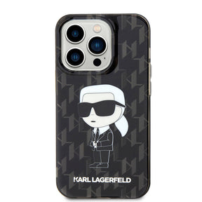 Apple iPhone 15 Pro Kılıf Karl Lagerfeld IML İkonik Monogram Orjinal Lisanslı Kapak