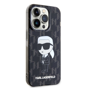 Apple iPhone 15 Pro Kılıf Karl Lagerfeld IML İkonik Monogram Orjinal Lisanslı Kapak