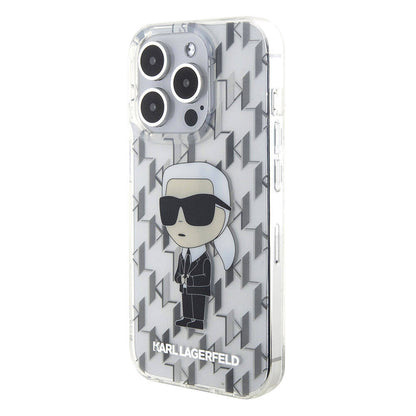 iPhone 15 Pro Kılıf Karl Lagerfeld IML İkonik Monogram Orjinal Lisanslı Kılıf
