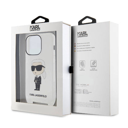 iPhone 15 Pro Kılıf Karl Lagerfeld Orjinal Lisanslı Boyun Askılı Karl İkonik Crossbody Kılıf