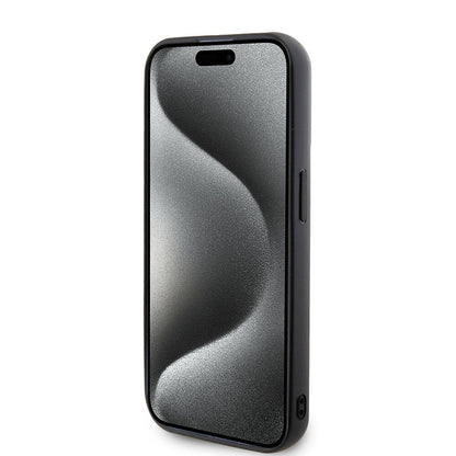 iPhone 15 Pro Kılıf Karl Lagerfeld Silikon 3D K&C Logo Orjinal Lisanslı Kılıf