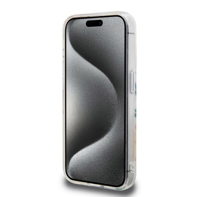 Apple iPhone 15 Pro Kılıf Lacoste Orjinal Lisanslı Magsafe Şarj Özellikli Çift Katmanlı Yamalar Desenli Kapak Sarı