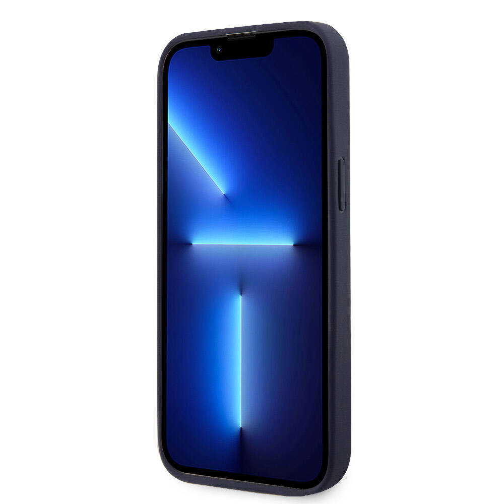 iPhone 15 Pro Kılıf Lacoste Orjinal Lisanslı M-safe Şarj Özellikli PU Deri Görünümlü Kartlıklı Karışık Monogram Desenli Kılıf