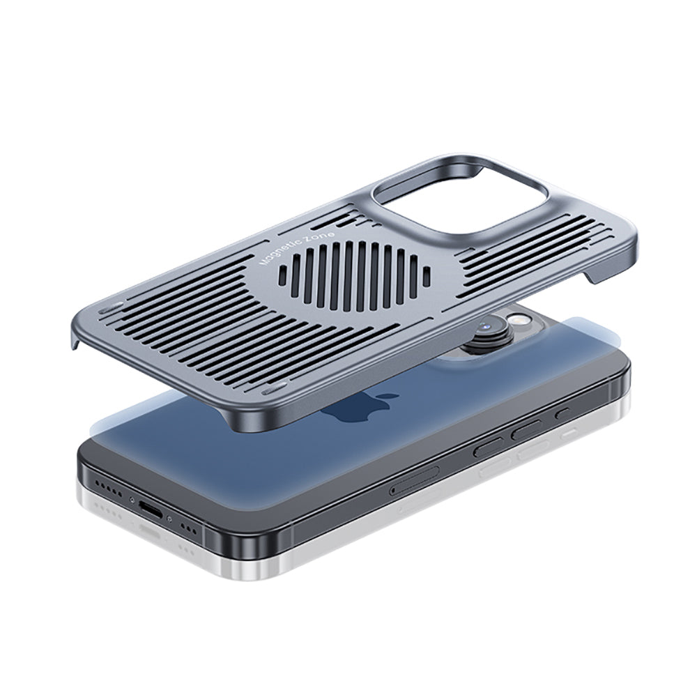 iPhone 15 Pro Kılıf M-safe Şarj ve Soğutucu Özellikli Benks Biliz Kılıf