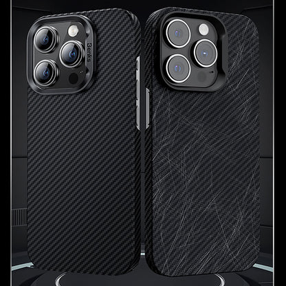 iPhone 15 Pro Kılıf M-safe Özellikli Karbon Fiber Benks Essential ArmorAir 600D Kevlar Kılıf