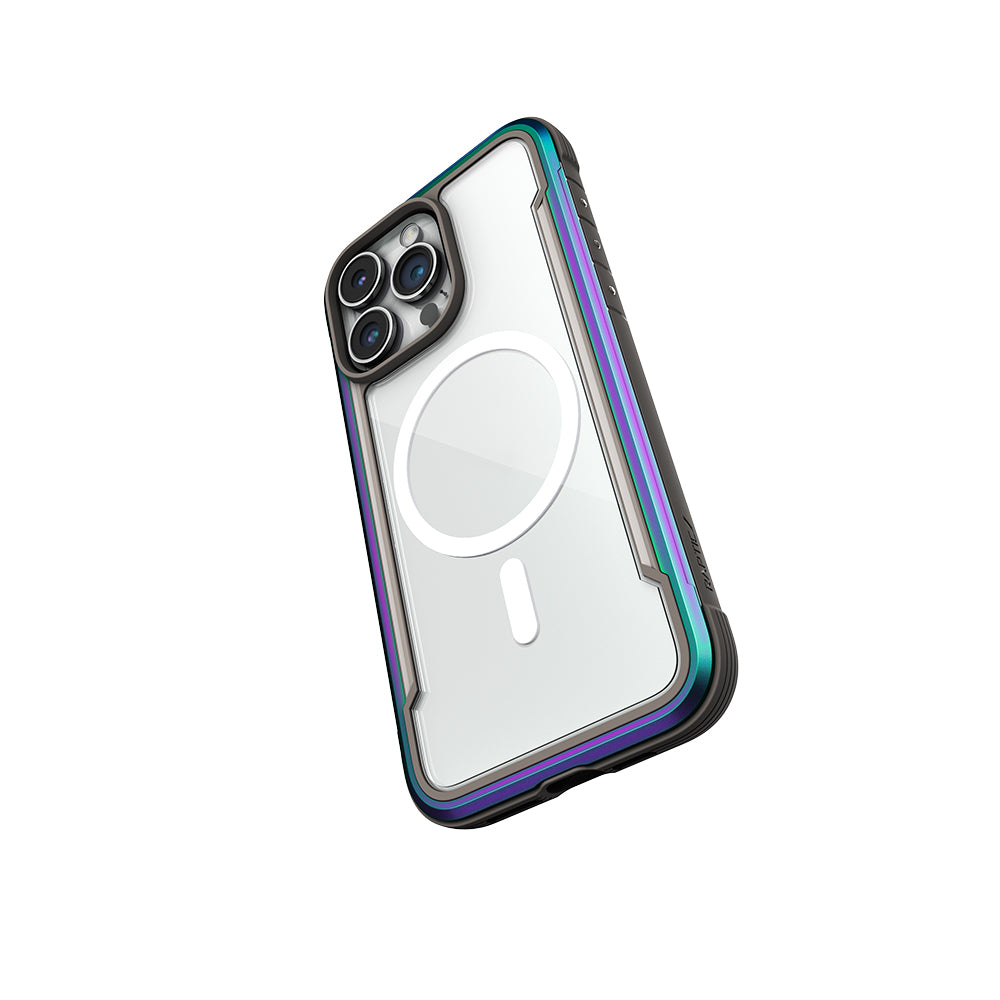 iPhone 15 Pro Kılıf M-safe Şarj Özellikli Airbagli Raptic Shield Serisi Şeffaf Arka Yüzey Kılıf