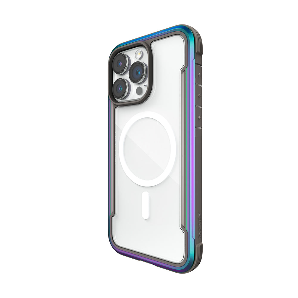 iPhone 15 Pro Kılıf M-safe Şarj Özellikli Airbagli Raptic Shield Serisi Şeffaf Arka Yüzey Kılıf