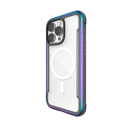 iPhone 15 Pro Kılıf M-safe Şarj Özellikli Airbagli Raptic Shield Serisi Şeffaf Arka Yüzey Kılıf