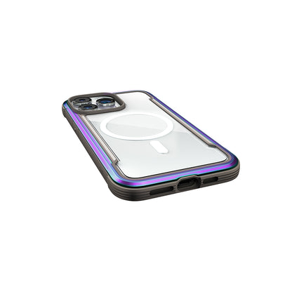 iPhone 15 Pro Kılıf M-safe Şarj Özellikli Airbagli Raptic Shield Serisi Şeffaf Arka Yüzey Kılıf