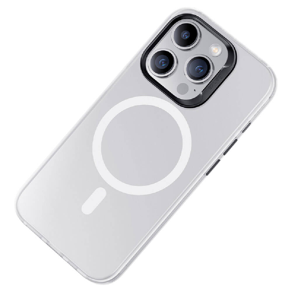 Apple iPhone 15 Pro Kılıf Magsafe Şarj Özellikli Benks Lucid Armor Kapak Mavi