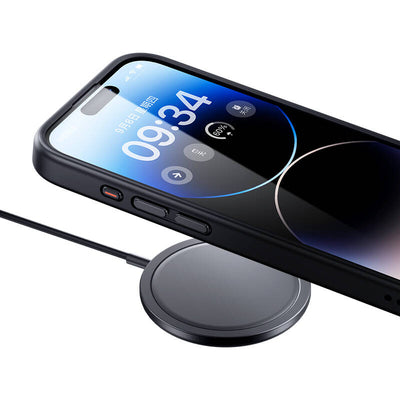 Apple iPhone 15 Pro Kılıf Magsafe Şarj Özellikli Benks Mist Protective Kapak Mavi