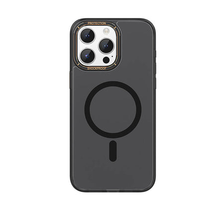 iPhone 15 Pro Kılıf M-safe Şarj Özellikli Cam Arka Yüzey Recci Michelin Serisi Kılıf