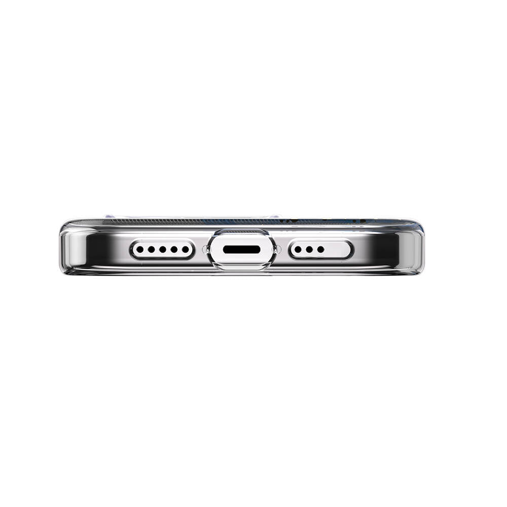 Apple iPhone 15 Pro Kılıf Magsafe Şarj Özellikli Çift IMD Baskılı Lisanslı Switcheasy Artist-M Veil Kapak Mor