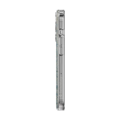 Apple iPhone 15 Pro Kılıf Magsafe Şarj Özellikli Parlayan Simli Şeffaf Lisanslı Switcheasy Starfield-M Kapak Mavi