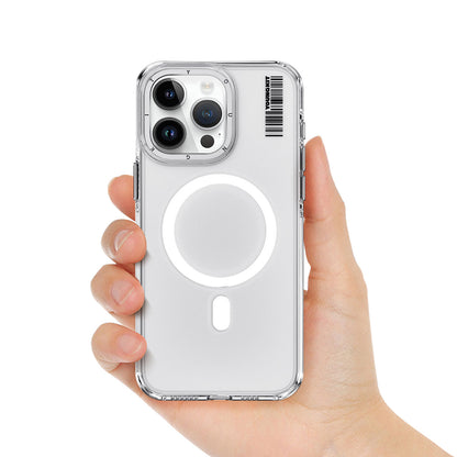 iPhone 15 Pro Kılıf M-safe Şarj Özellikli Şeffaf Youngkit Crystal Shield Serisi Kılıf