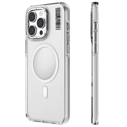 iPhone 15 Pro Kılıf M-safe Şarj Özellikli Şeffaf Youngkit Crystal Shield Serisi Kılıf