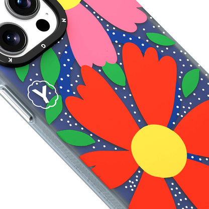 iPhone 15 Pro Kılıf M-safe Şarj Özellikli Sunshine Tasarımlı Youngkit Colorful Serisi Kılıf