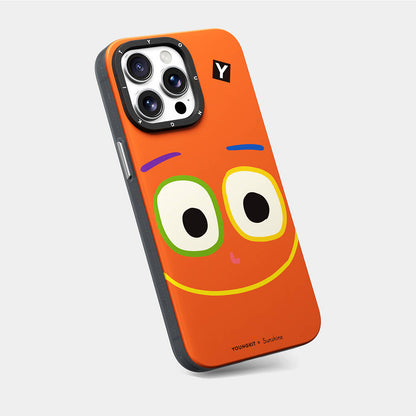 iPhone 15 Pro Kılıf M-safe Şarj Özellikli Sunshine Tasarımlı Youngkit Daily Happy Serisi Kılıf