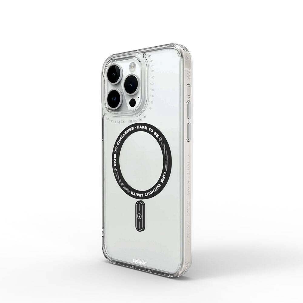 iPhone 15 Pro Kılıf M-safe Şarj Özellikli Wiwu Basic Color J Serisi Kılıf