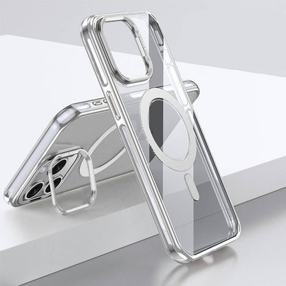 iPhone 15 Pro Kılıf M-safe Şarj Özellikli Wlons Standlı Efsane Kılıf
