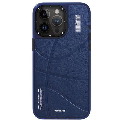 iPhone 15 Pro Kılıf M-safe Şarj Özellikli Youngkit Backboard Serisi Leather Kılıf