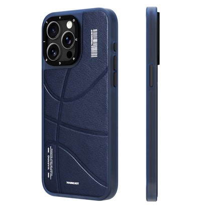 iPhone 15 Pro Kılıf M-safe Şarj Özellikli Youngkit Backboard Serisi Leather Kılıf