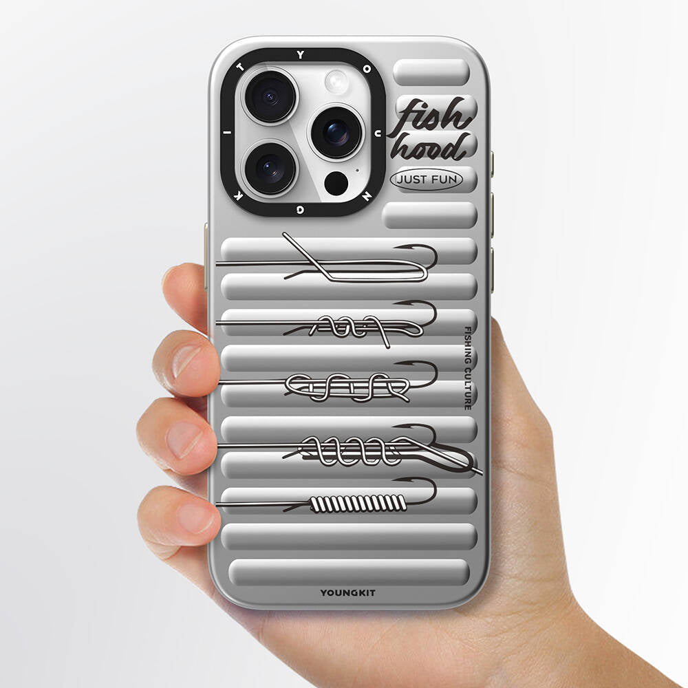 iPhone 15 Pro Kılıf M-safe Şarj Özellikli Youngkit Fishing Serisi Kılıf