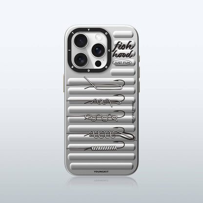 iPhone 15 Pro Kılıf M-safe Şarj Özellikli Youngkit Fishing Serisi Kılıf