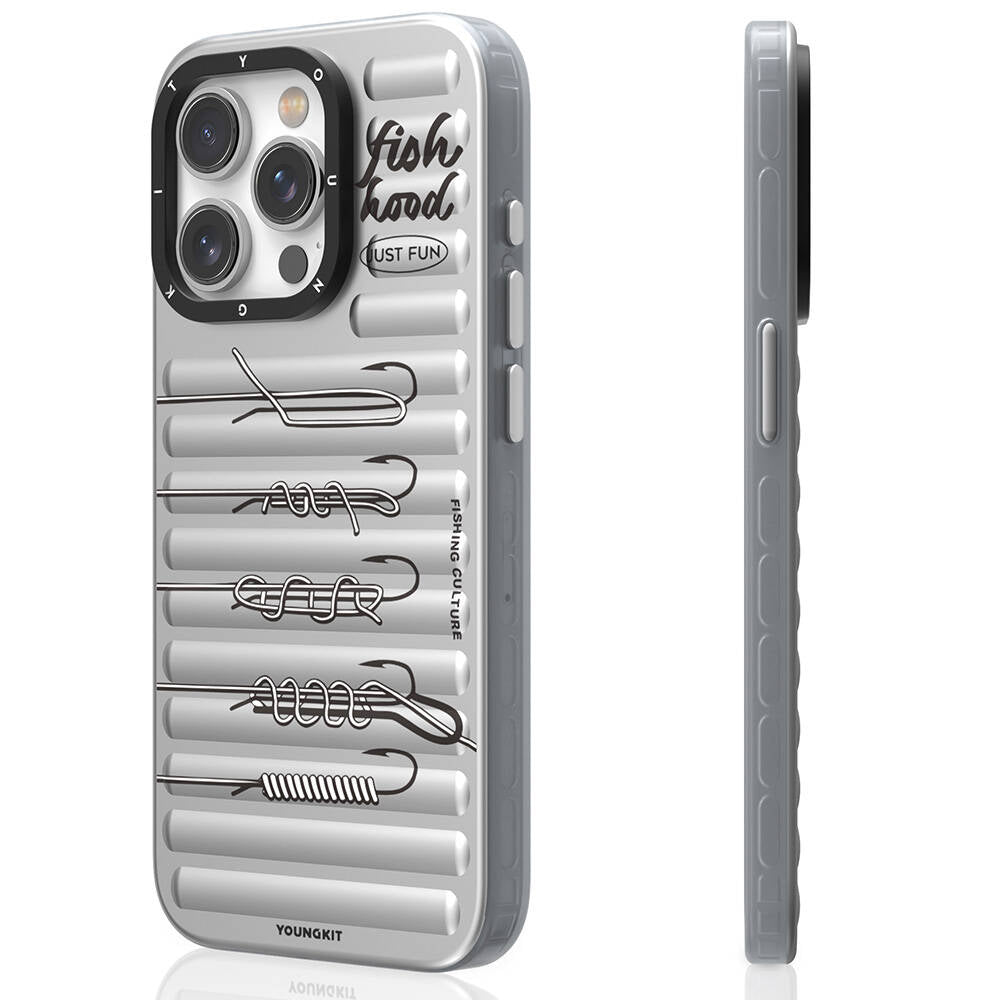 iPhone 15 Pro Kılıf M-safe Şarj Özellikli Youngkit Fishing Serisi Kılıf